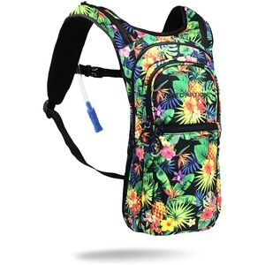 ISO- Vibedration Tropical print Hydration Backpack VIP 2L